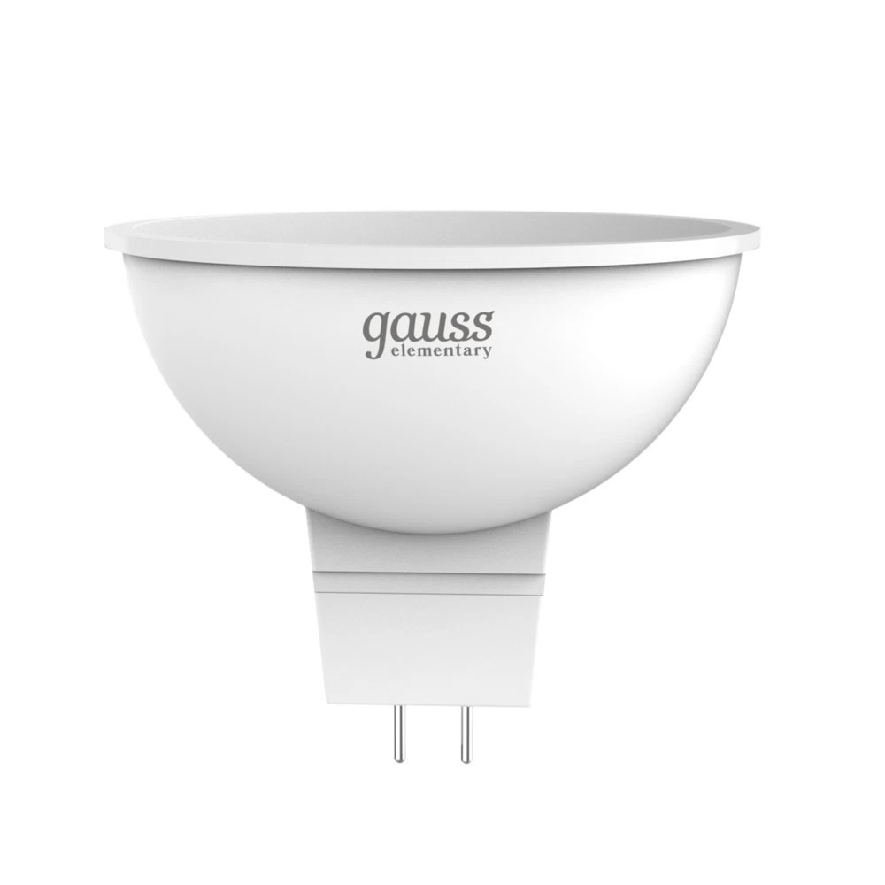 Лампа светодиодная Gauss GU5.3 3000К 7 Вт 530 Лм 180-240 В софит матовая