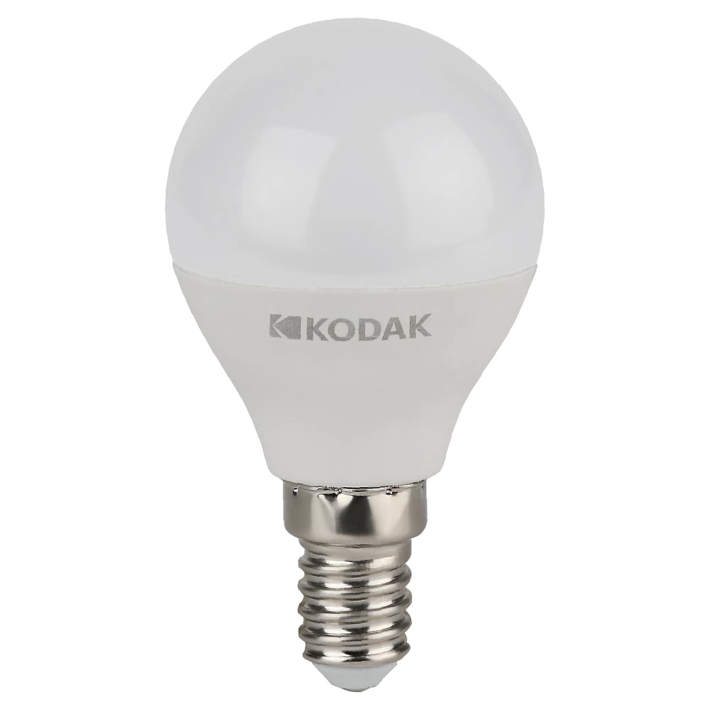 Лампа светодиодная Kodak E14 4000К 7 Вт 630 Лм 170-265 В шар матовая