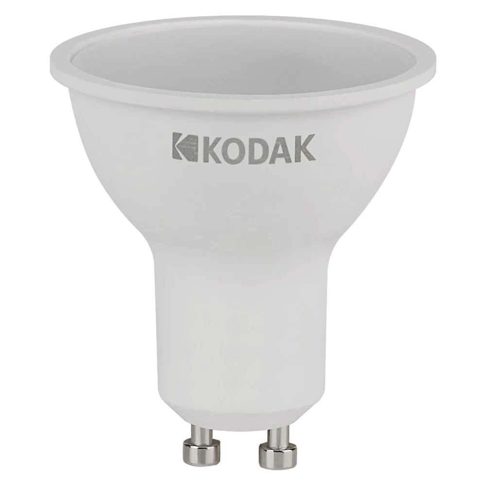 Лампа светодиодная Kodak GU10 3000К 7 Вт 630 Лм 265 В софит матовая