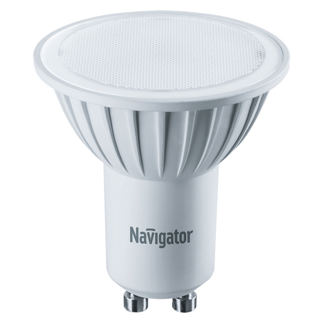лампа светодиодная NAVIGATOR 7Вт GU10 525Лм 3000K матовый спот PAR16