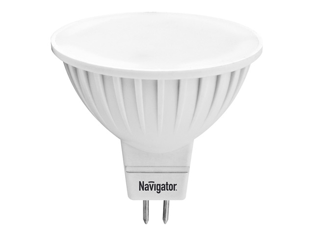 лампа светодиодная NAVIGATOR 7Вт GU5.3 525Лм 3000K матовый спот MR16