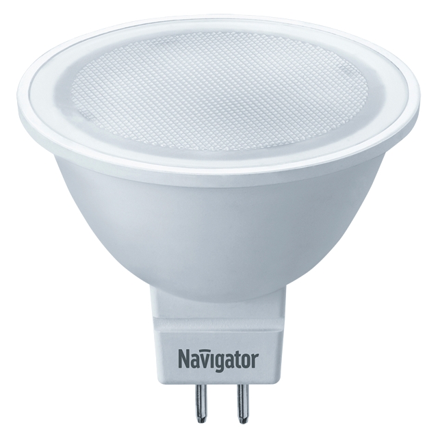лампа светодиодная NAVIGATOR 7Вт GU5.3 560Лм 4000K матовый спот MR16