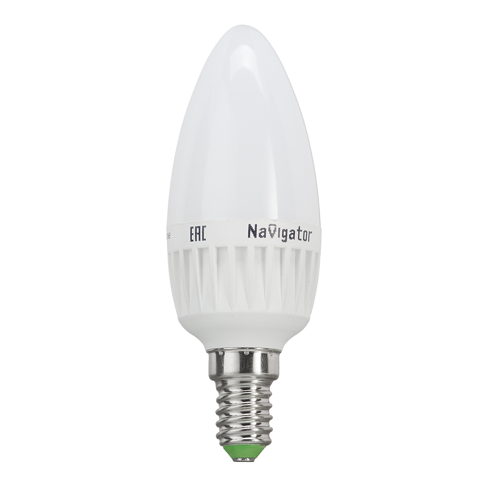 Лампа светодиодная Navigator E14 4000К 7 Вт 220-240 В свеча диммируемая