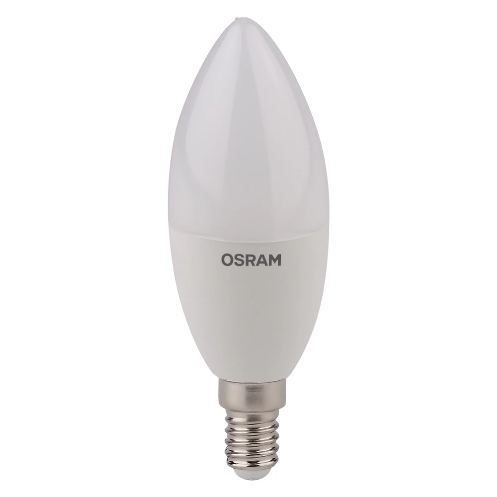 Лампа светодиодная Osram LED Star E14 3000К 7,5 Вт 806 Лм 220-240 В свеча матовая