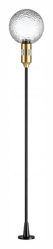 Ландшафтный светильник Odeon Light DANDE 7121/2GL цвет плафона/подвески Прозрачный, цвет арматуры Черный