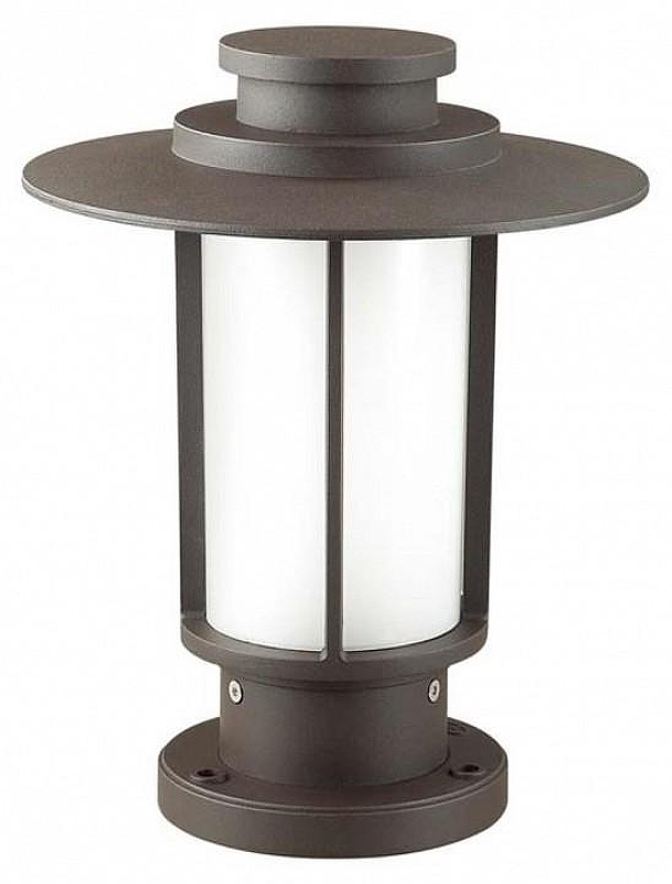 Ландшафтный светильник Odeon Light M1to 4047/1B цвет плафона/подвески Белый, Коричневый, цвет арматуры Коричневый