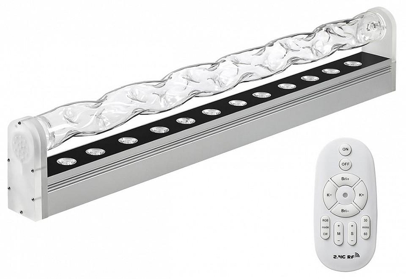 Ландшафтный светильник Odeon Light Waterfall 7027/72FL цвет плафона/подвески Прозрачный, цвет арматуры Белый