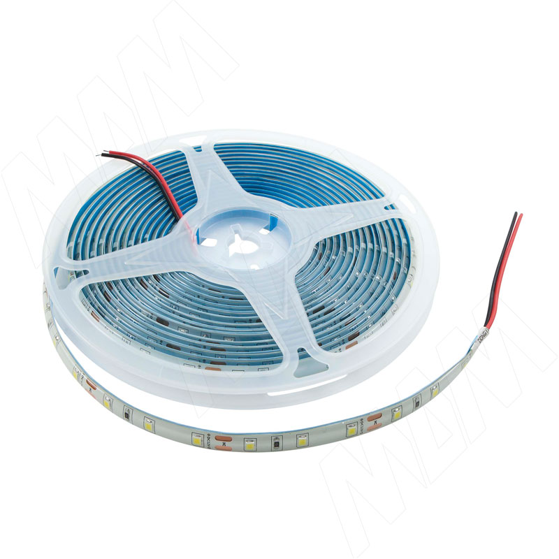 Лента светодиодная 2835/60, 12V, 5 м, теплый белый 3200К, IP65, 4.8W/1м (LS12-2835WW65-4.8)
