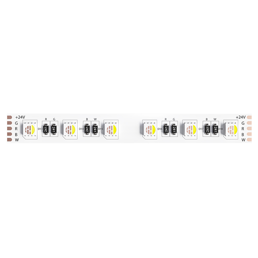 Лента светодиодная Arte Lamp 4000К RGB свет 14,4 Вт/м 24 В IP20 SMD 5050 5 м (A2406012-01-RGB4K)