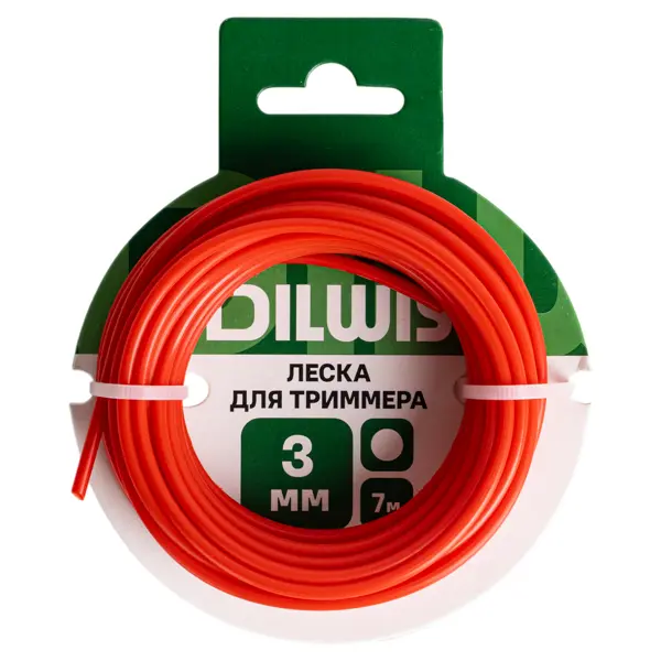 Леска DILWIS 3 мм 7 м цвет красный