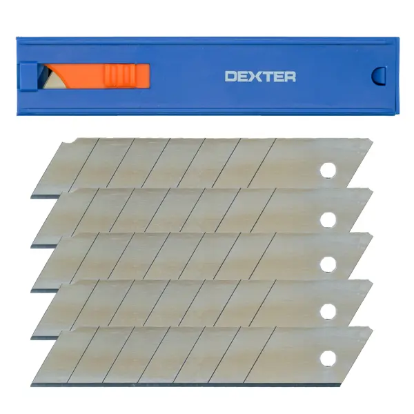 Лезвие универсальное Dexter 25 мм, 5 шт.