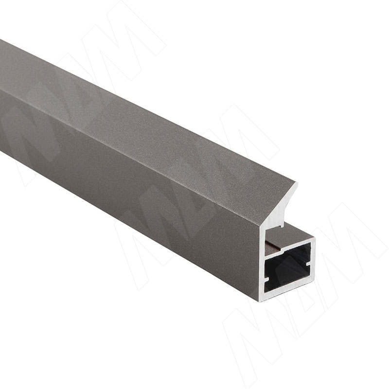 LINEA Профиль рамочный узкий, с наклонной ручкой, графит (краска), L-2700 (FP00738TGP-S3)