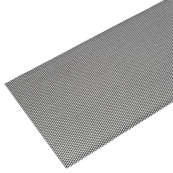 Лист декоративный 0.8x300x600 мм алюминий цвет черный