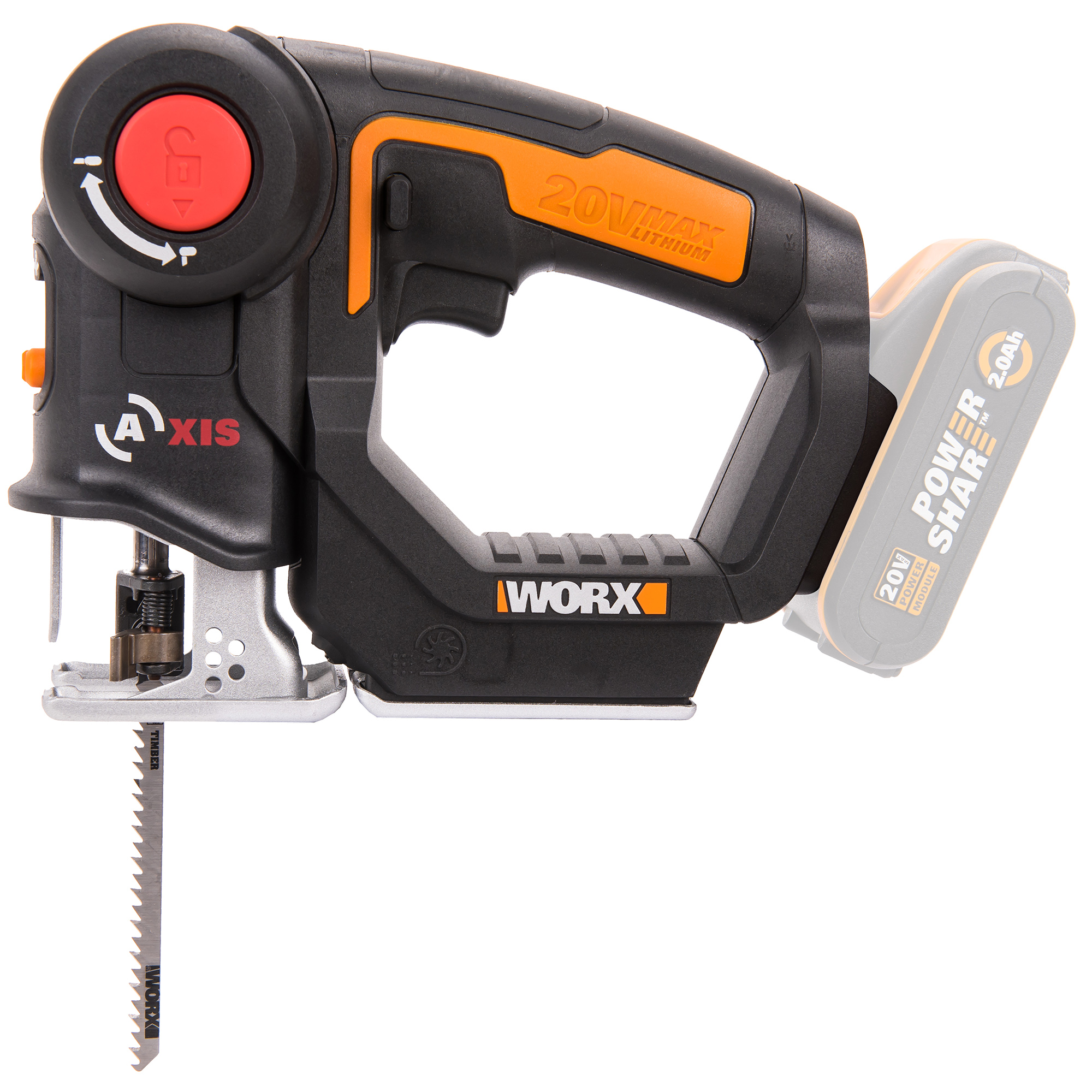 Лобзик WORX WX550.9 без АКБ и ЗУ