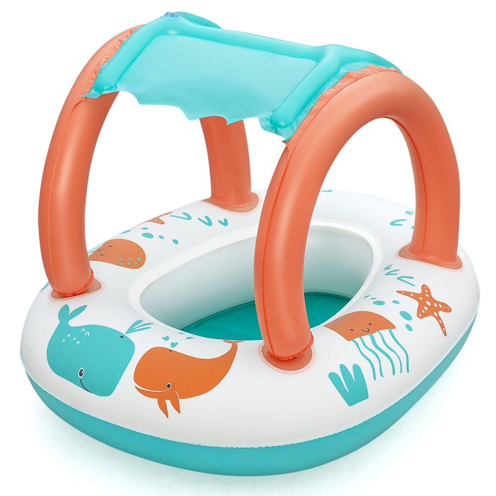 Лодочка для малышей Bestway Comfort plush 84х67 см (34203)