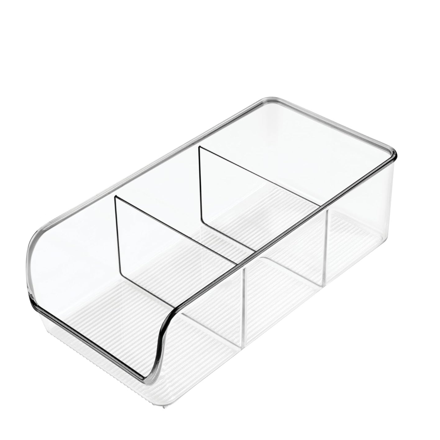 Лоток Interdesign кухонный 3-х секционный пластик 27,5х14х9 см