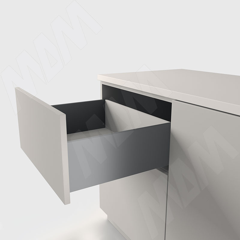ЛС БОКС Комплект ящика 450 мм, Н173, с толкателем, графит, LS BOX (LT173450GP)