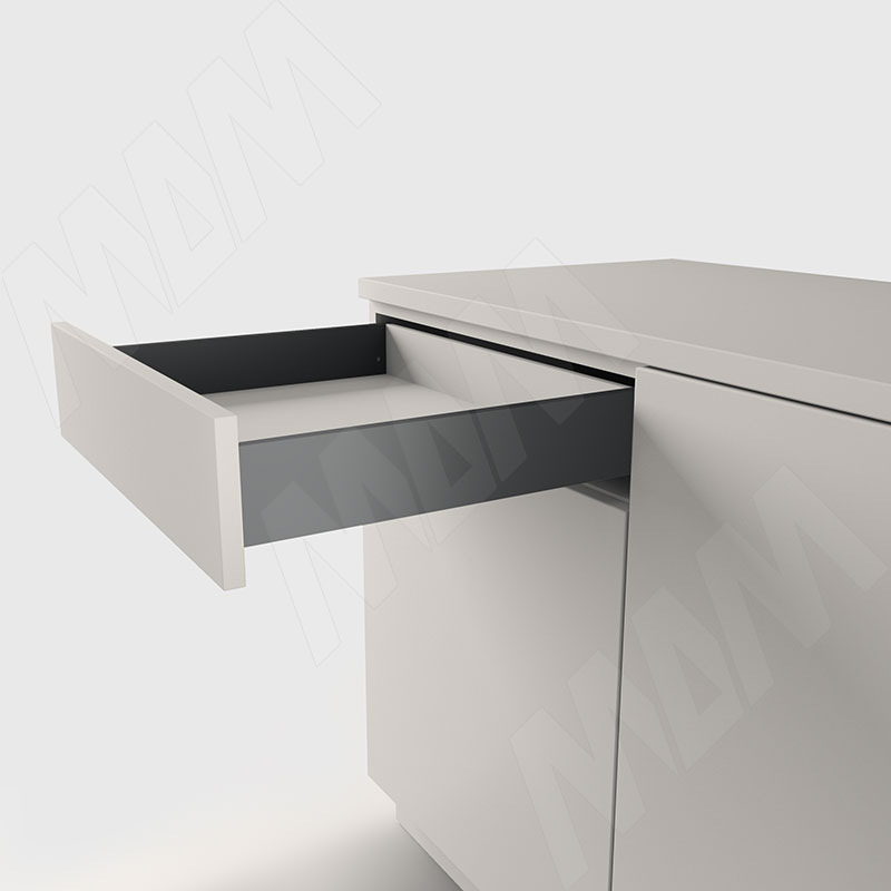 ЛС БОКС Комплект ящика 500 мм, Н88, с толкателем, черный, LS BOX (LT88500BL)