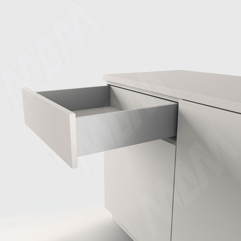 ЛС БОКС ПРО Комплект ящика 500 мм, Н120, с толкателем, серый металлик, LS BOX PRO (LSB.PRO.LT120500G)