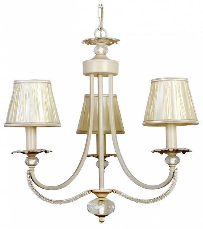 Люстра Abrasax Josephine 3007/3(creamgold) цвет плафона/подвески Белый, цвет арматуры Бежевый
