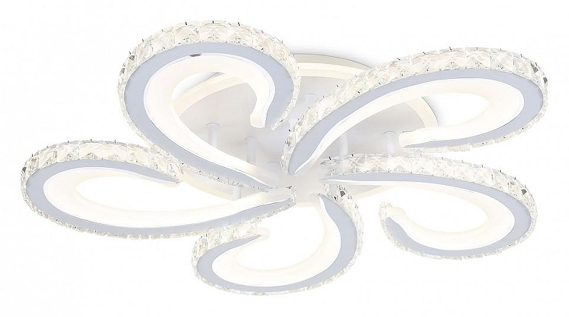 Люстра Ambrella Light FA FA1703 цвет плафона/подвески Прозрачный, цвет арматуры Белый, Хром