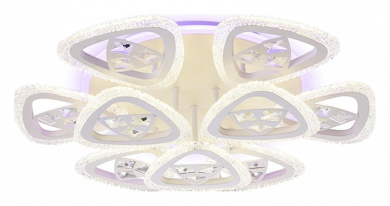 Люстра Ambrella Light FA FA2921 цвет плафона/подвески Белый, Прозрачный, цвет арматуры Белый