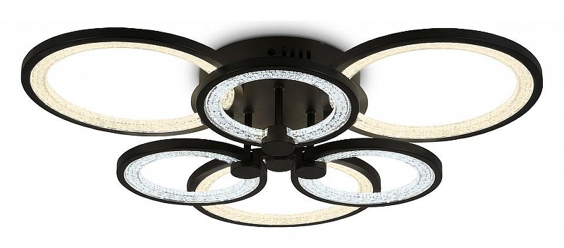 Люстра Ambrella Light FA FA4092 цвет плафона/подвески Прозрачный, Хром, цвет арматуры Черный