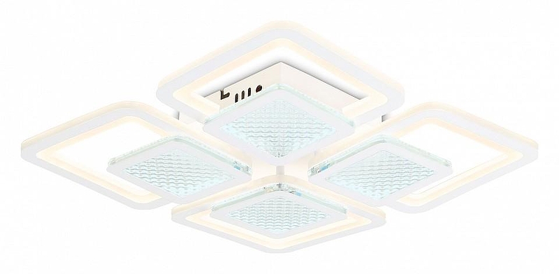 Люстра Ambrella Light FA FA4283 цвет плафона/подвески Белый, Прозрачный, цвет арматуры Белый