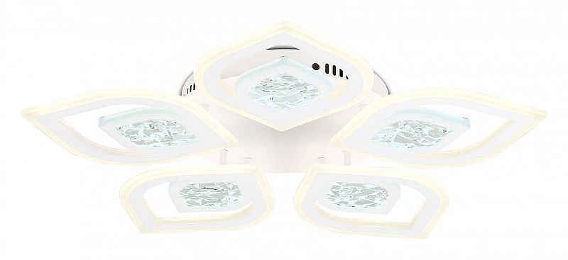 Люстра Ambrella Light FA FA4292 цвет плафона/подвески Белый, Прозрачный, цвет арматуры Белый