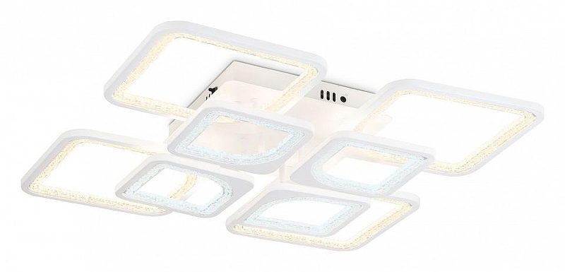 Люстра Ambrella Light FA FA4423 цвет плафона/подвески Белый, Прозрачный, цвет арматуры Белый