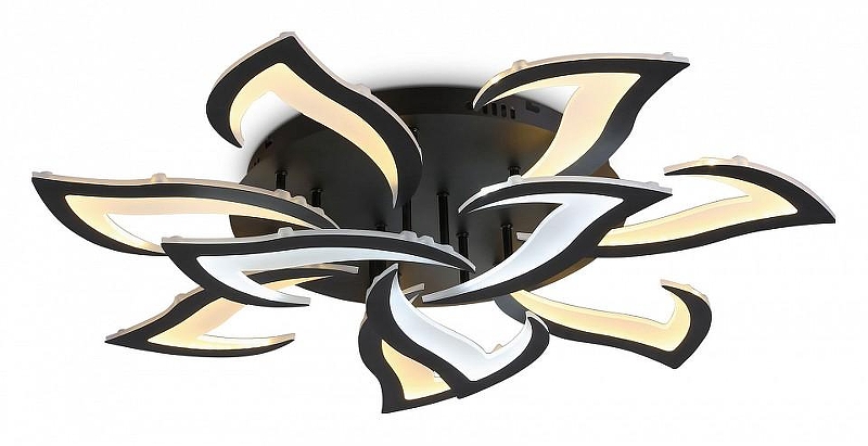 Люстра Ambrella Light FA FA4474 цвет плафона/подвески Белый, Черный, цвет арматуры Черный