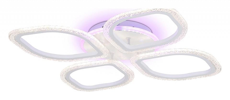 Люстра Ambrella Light FA FA4501 цвет плафона/подвески Белый, Прозрачный, цвет арматуры Белый