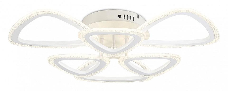 Люстра Ambrella Light FA FA4512 цвет плафона/подвески Белый, Прозрачный, цвет арматуры Белый