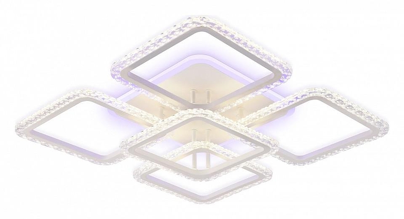 Люстра Ambrella Light FA FA5301 цвет плафона/подвески Белый, Прозрачный, цвет арматуры Белый