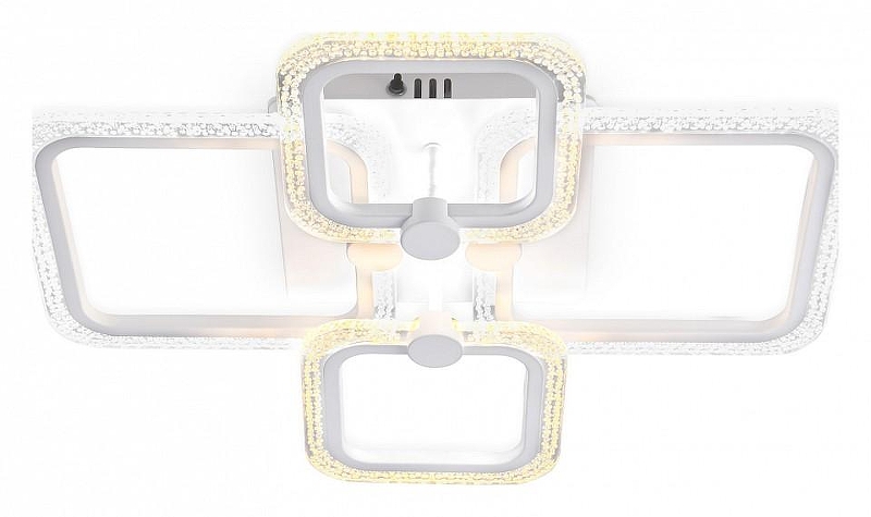 Люстра Ambrella Light FA FA5309 цвет плафона/подвески Белый, Прозрачный, цвет арматуры Белый