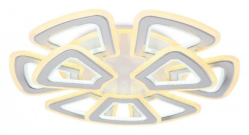 Люстра Ambrella Light FA FA8892 цвет плафона/подвески Белый, Прозрачный, Хром, цвет арматуры Белый, Хром