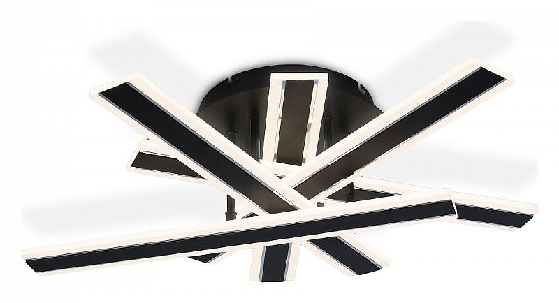 Люстра Ambrella Light FA FA8906 цвет плафона/подвески Белый, Черный, цвет арматуры Черный