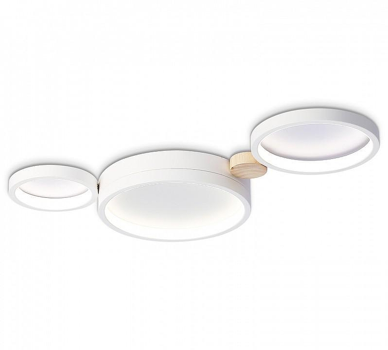Люстра Ambrella Light FL FL4812 цвет плафона/подвески Белый, цвет арматуры Белый, Коричневый