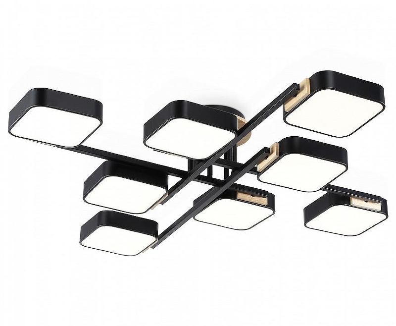 Люстра Ambrella Light FL FL4890 цвет плафона/подвески Черный, цвет арматуры Коричневый, Черный