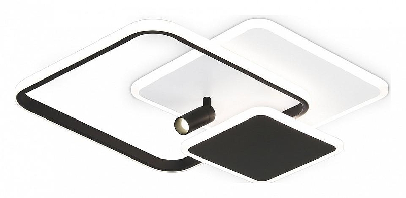 Люстра Ambrella Light FL FL5120 цвет плафона/подвески Белый, Черный, цвет арматуры Белый