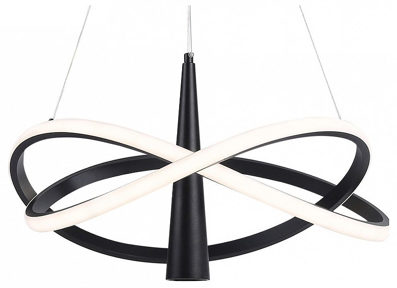 Люстра Ambrella Light FL FL5368 цвет плафона/подвески Черный, цвет арматуры Белый, Черный