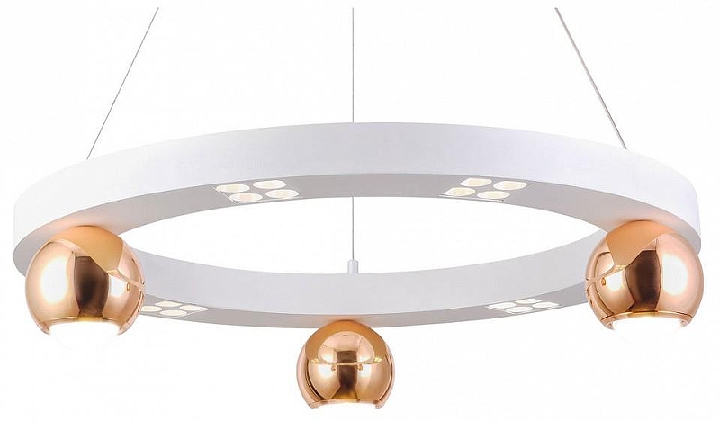 Люстра Ambrella Light FL FL5959 цвет плафона/подвески Золото, цвет арматуры Белый