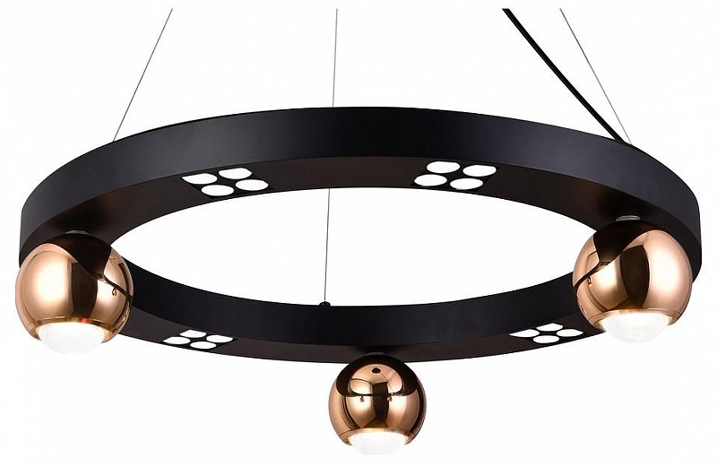 Люстра Ambrella Light FL FL5961 цвет плафона/подвески Золото, цвет арматуры Черный