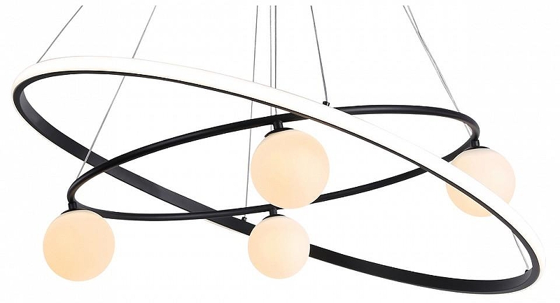 Люстра Ambrella Light FL FL66327 цвет плафона/подвески Белый, цвет арматуры Белый, Черный