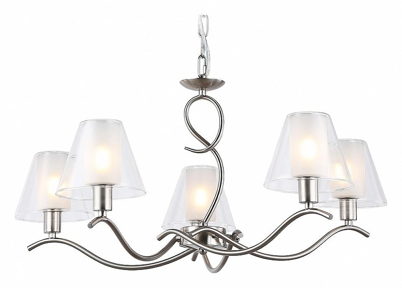 Люстра Ambrella Light HIGH LIGHT LH57081 цвет плафона/подвески Белый, цвет арматуры Никель