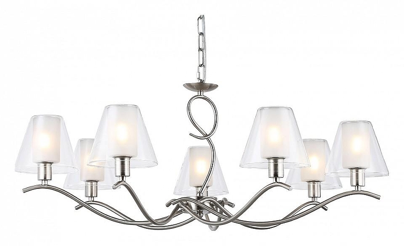 Люстра Ambrella Light HIGH LIGHT LH57083 цвет плафона/подвески Белый, цвет арматуры Никель