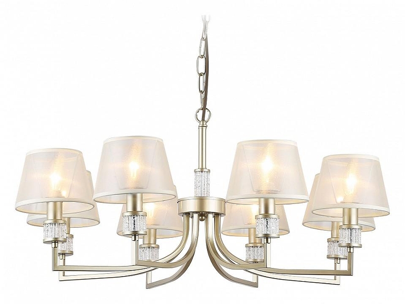 Люстра Ambrella Light HIGH LIGHT LH71217 цвет плафона/подвески Золото, цвет арматуры Золото, Прозрачный