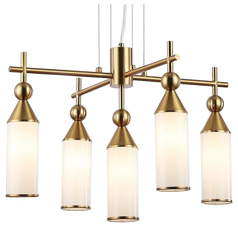 Люстра Ambrella Light LH LH55276 цвет плафона/подвески Белый, цвет арматуры Латунь