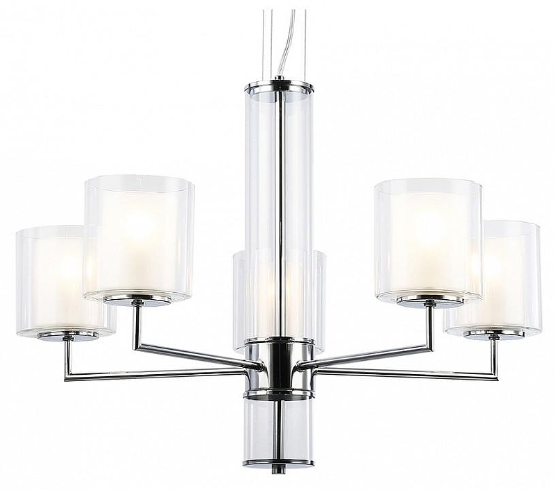 Люстра Ambrella Light LH LH56001 цвет плафона/подвески Белый, цвет арматуры Хром