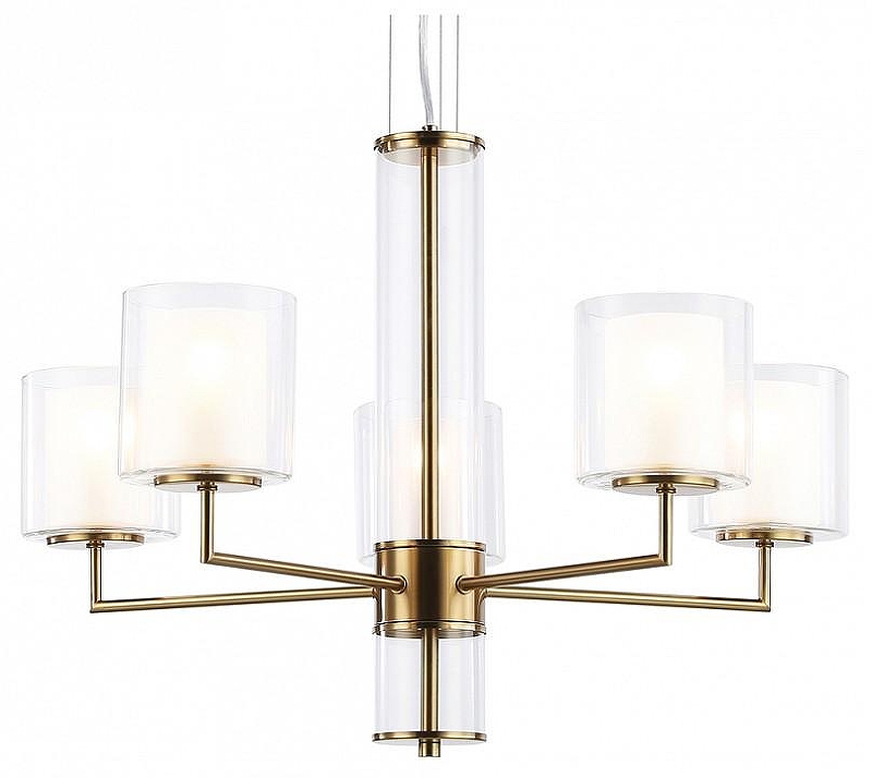 Люстра Ambrella Light LH LH56011 цвет плафона/подвески Белый, цвет арматуры Латунь